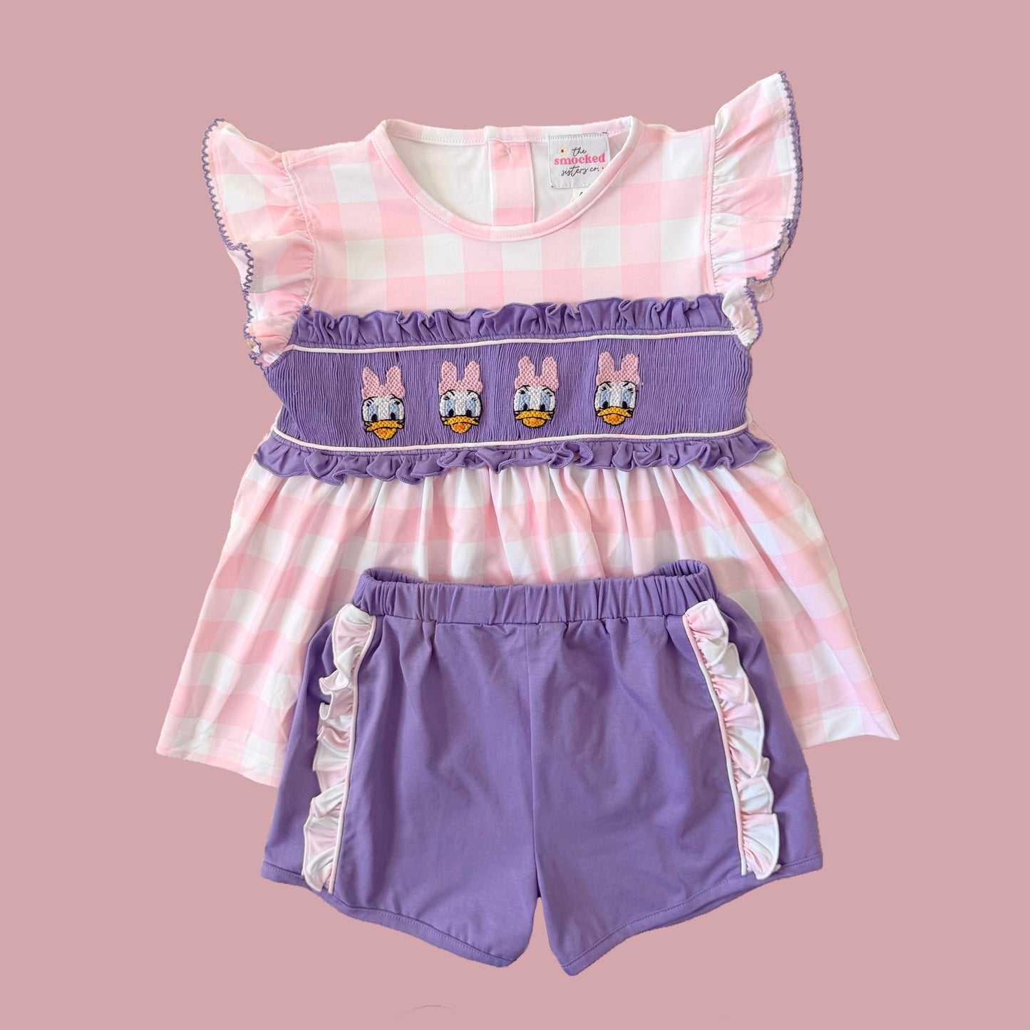 Girly Duck Shorts Set