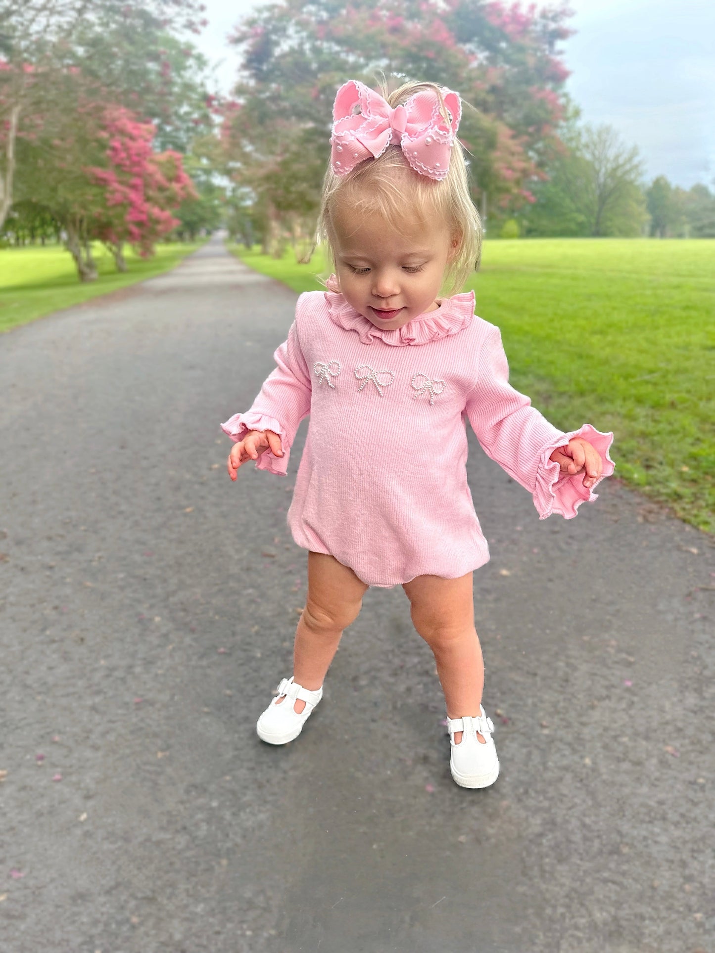 Pearl Bows Legging Set