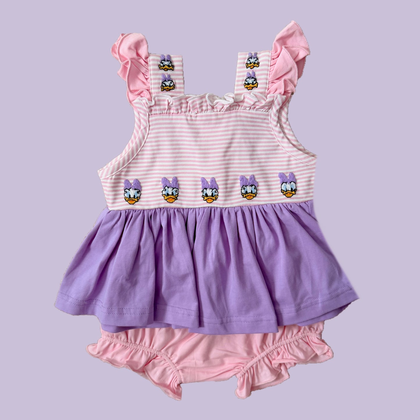 Macy's Girly Duck Diaper Set