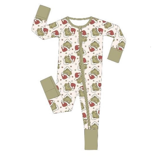 Mean Green Guy Green Bamboo Zippy