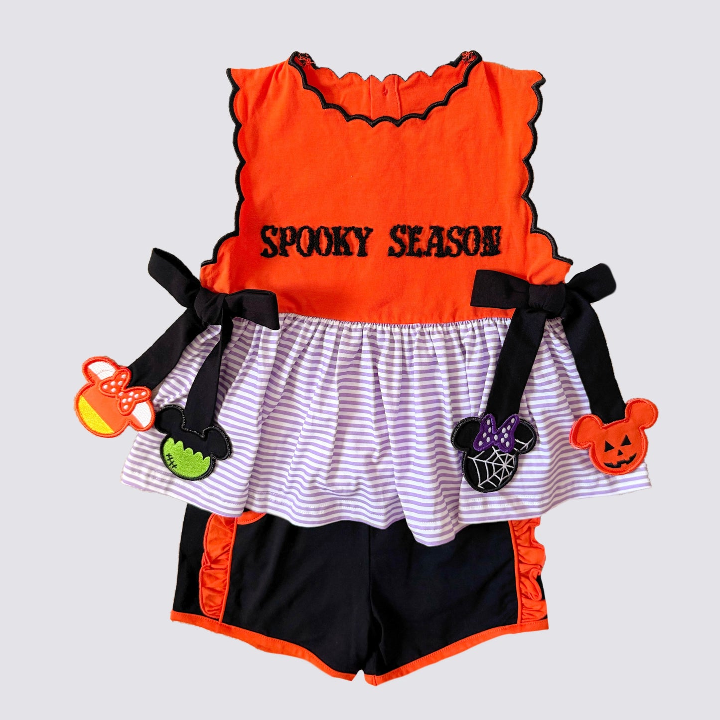 Mouse Spooky Season Shorts Set