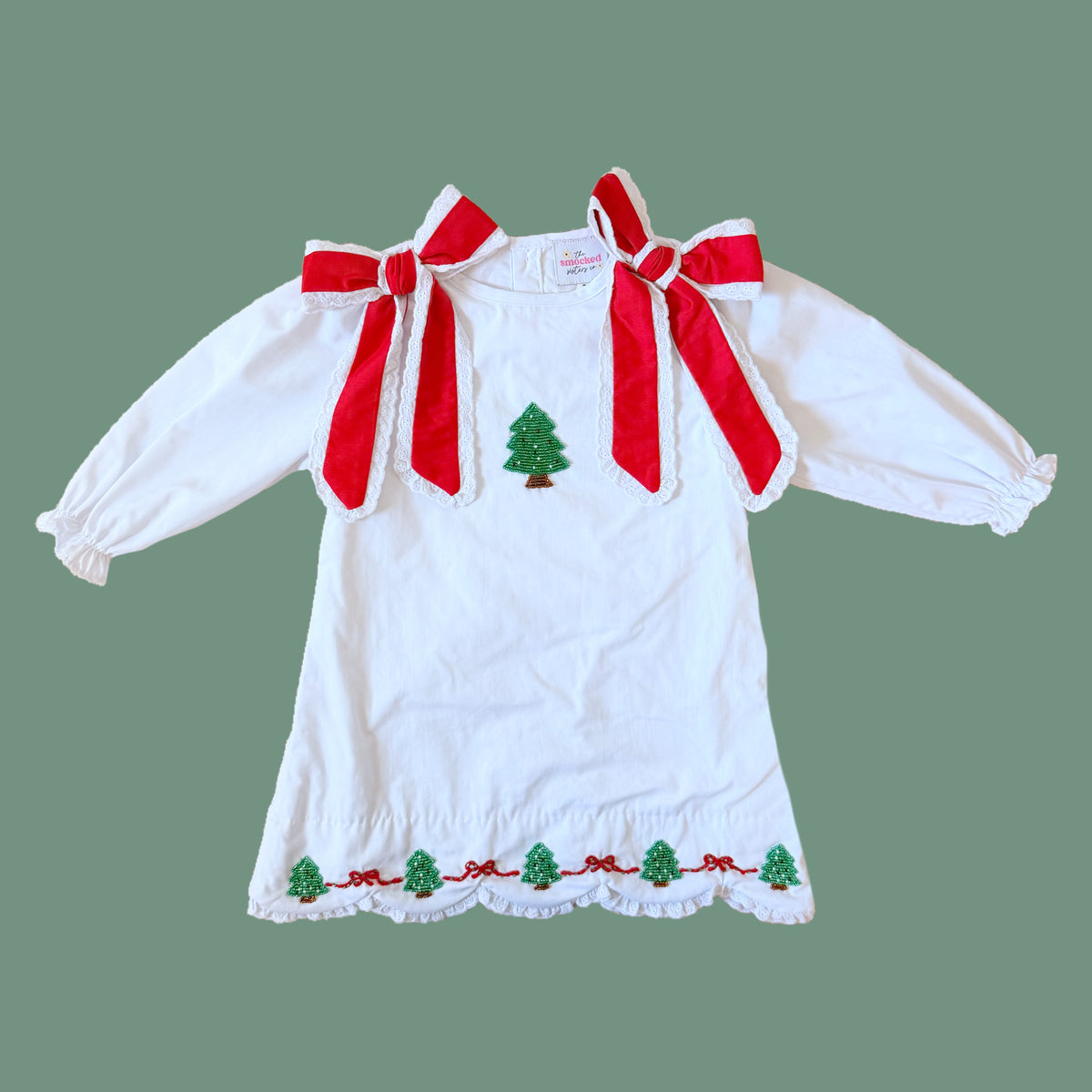 Beaded Christmas Tree Dress