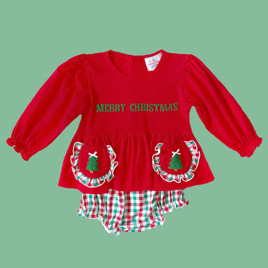 We Wish You a Merry Christmas Diaper Set