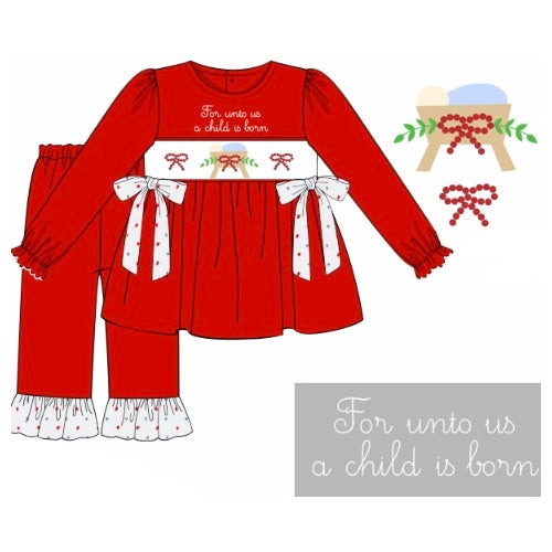 PREORDER: A Child is Born Pants Set (October TAT)