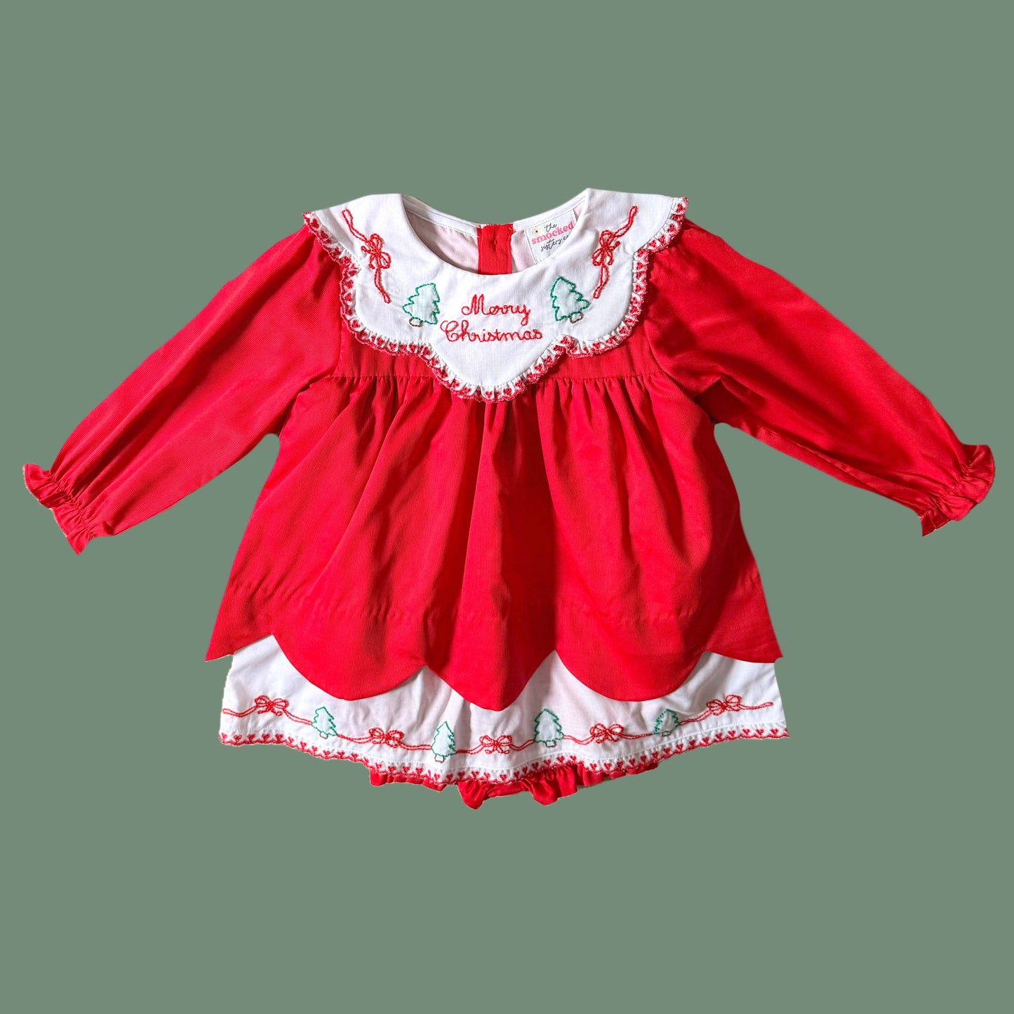 PREORDER: Merry Christmas Heirloom Skirted Bubble (October TAT)