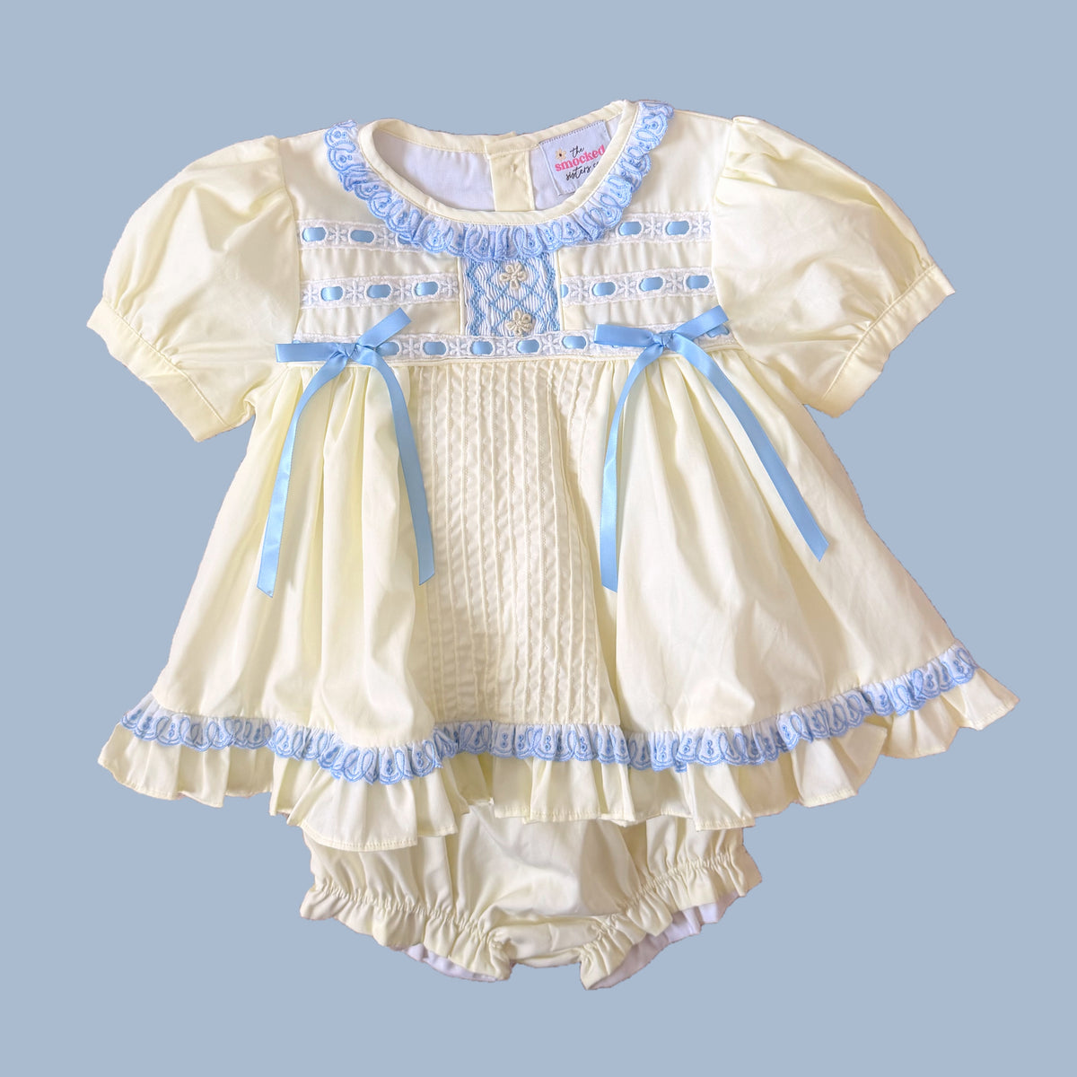 PREORDER: Bayleigh’s Blue & Yellow Diaper Set (February TAT)