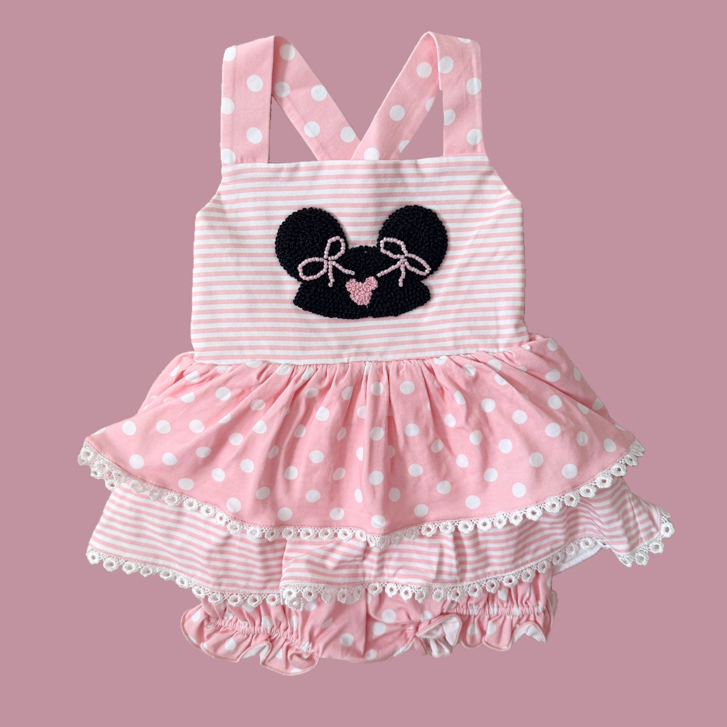 French Knot Magical Mouse Skirted Bubble