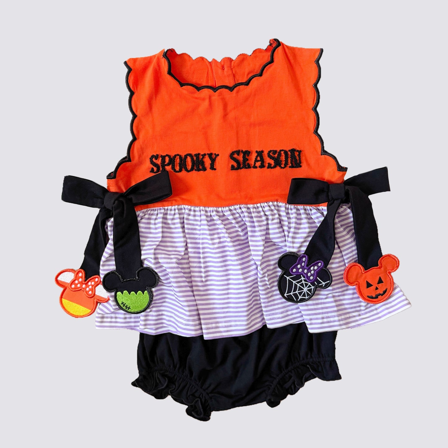 Mouse Spooky Season Diaper Set