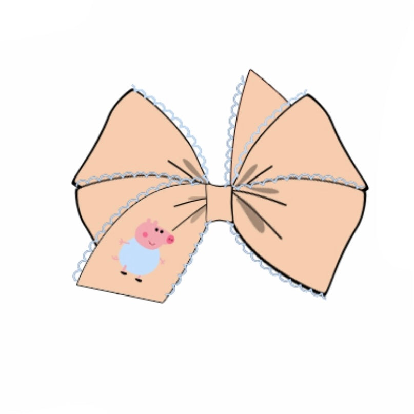 PREORDER: Pig Family Bow (December TAT)