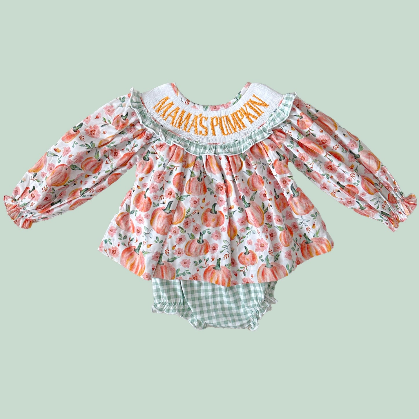 Mama’s Pumpkin Diaper Set