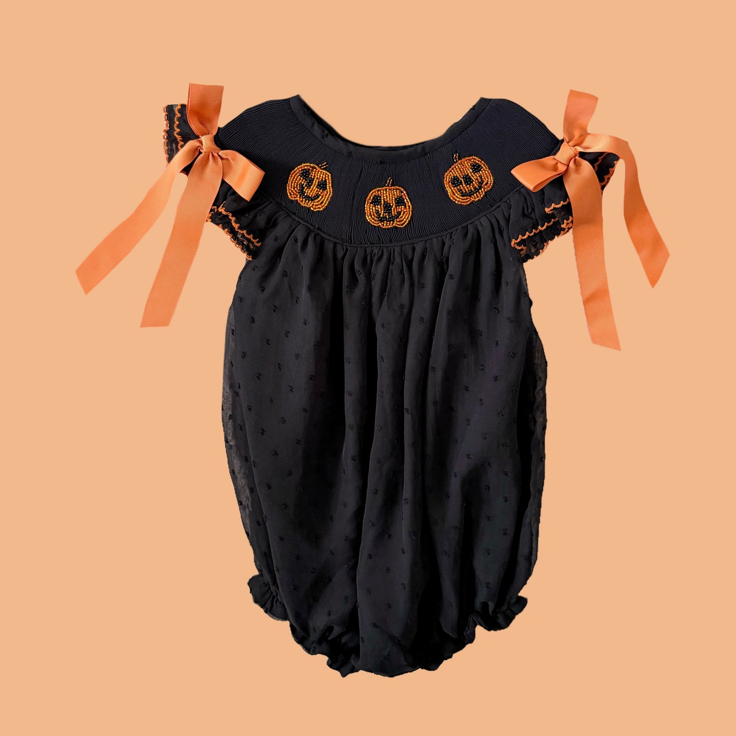 Beaded Jack-O-Lantern Bubble