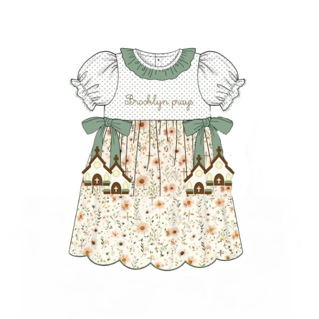 CUSTOM PREORDER: Brooklyn Prays Dress (June TAT)