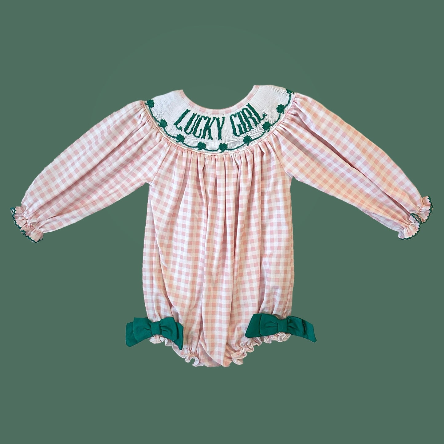 Lucky Girl Shamrock Bubble