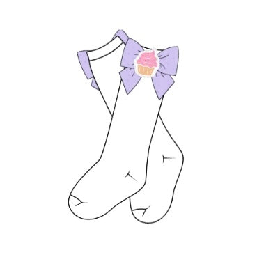 PREORDER: Beaded Cupcake Socks (November TAT)