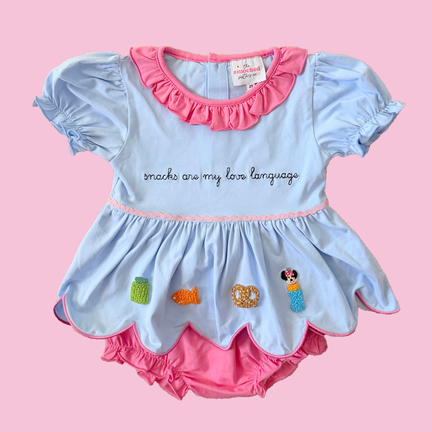 Snacks Are My Love Language Diaper Set