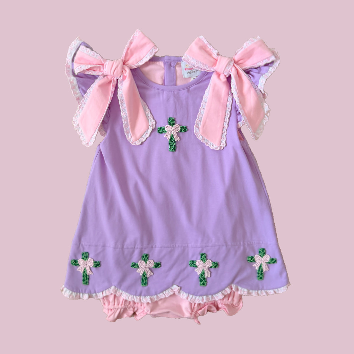 PREORDER: Brooklyn’s Beaded Cross Skirted Bubble (February TAT)