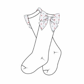 Christmas Swiss Dot Socks
