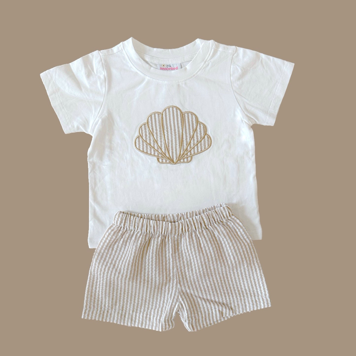 PREORDER: Appliqué Shell Boy Set (May TAT)