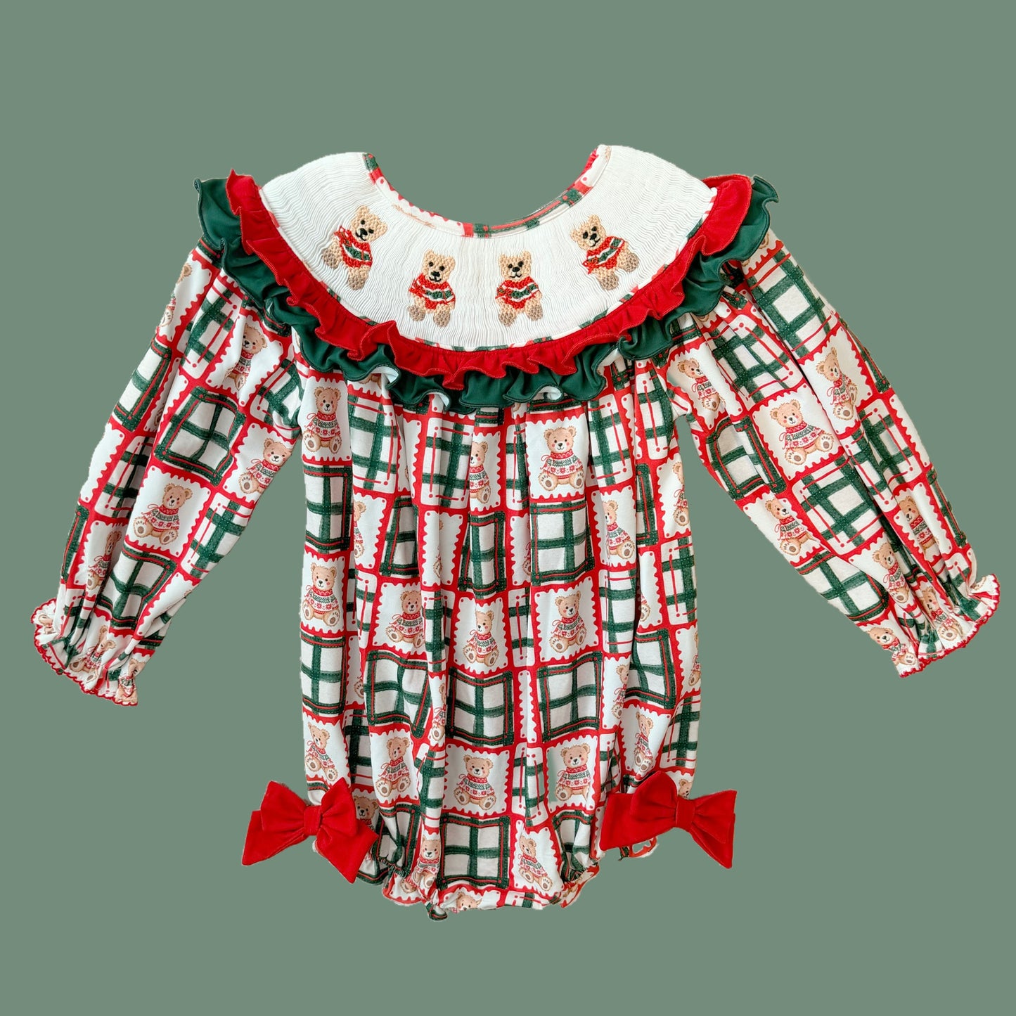 Christmas Vintage Bears Bubble