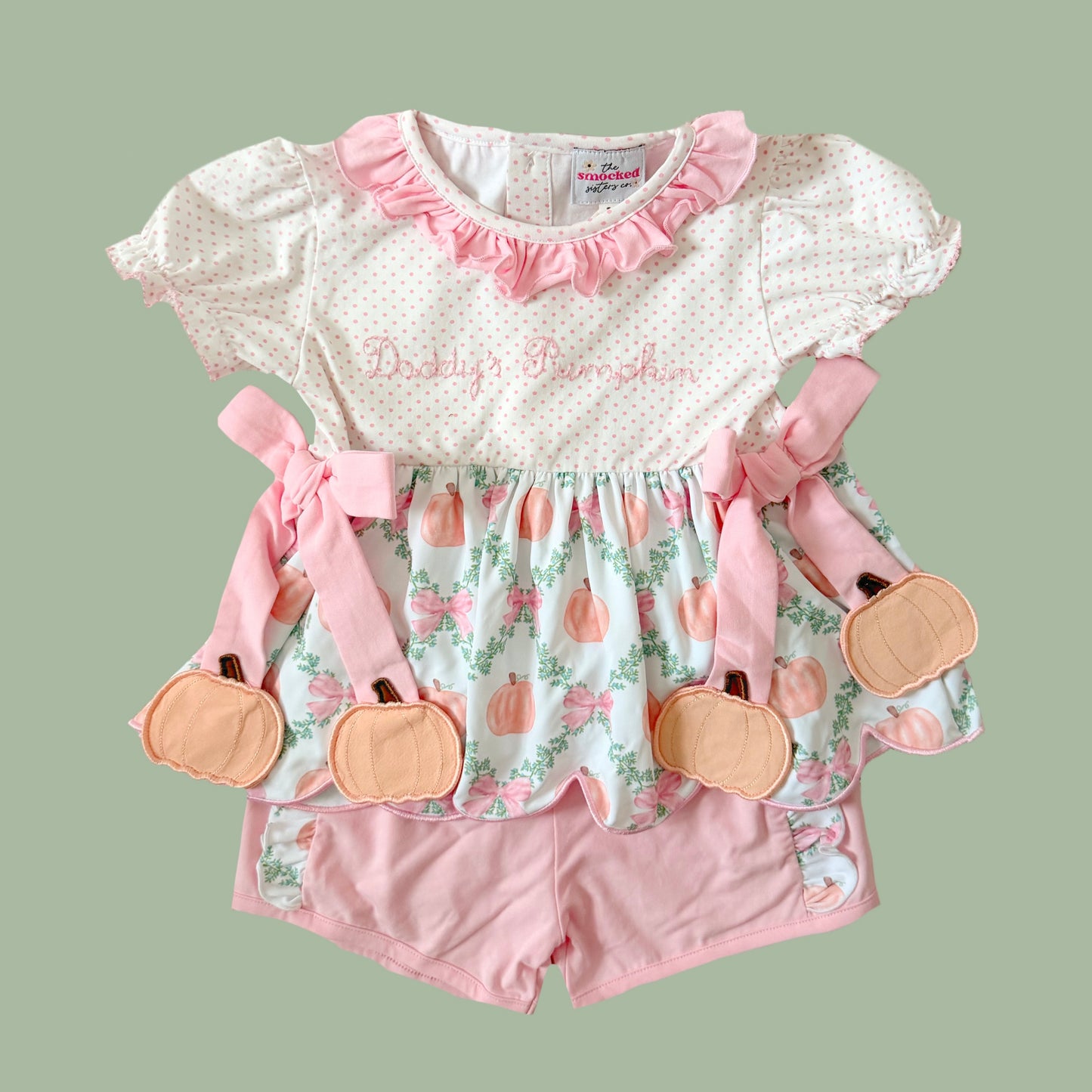 Daddy’s Pumpkin Shorts Set