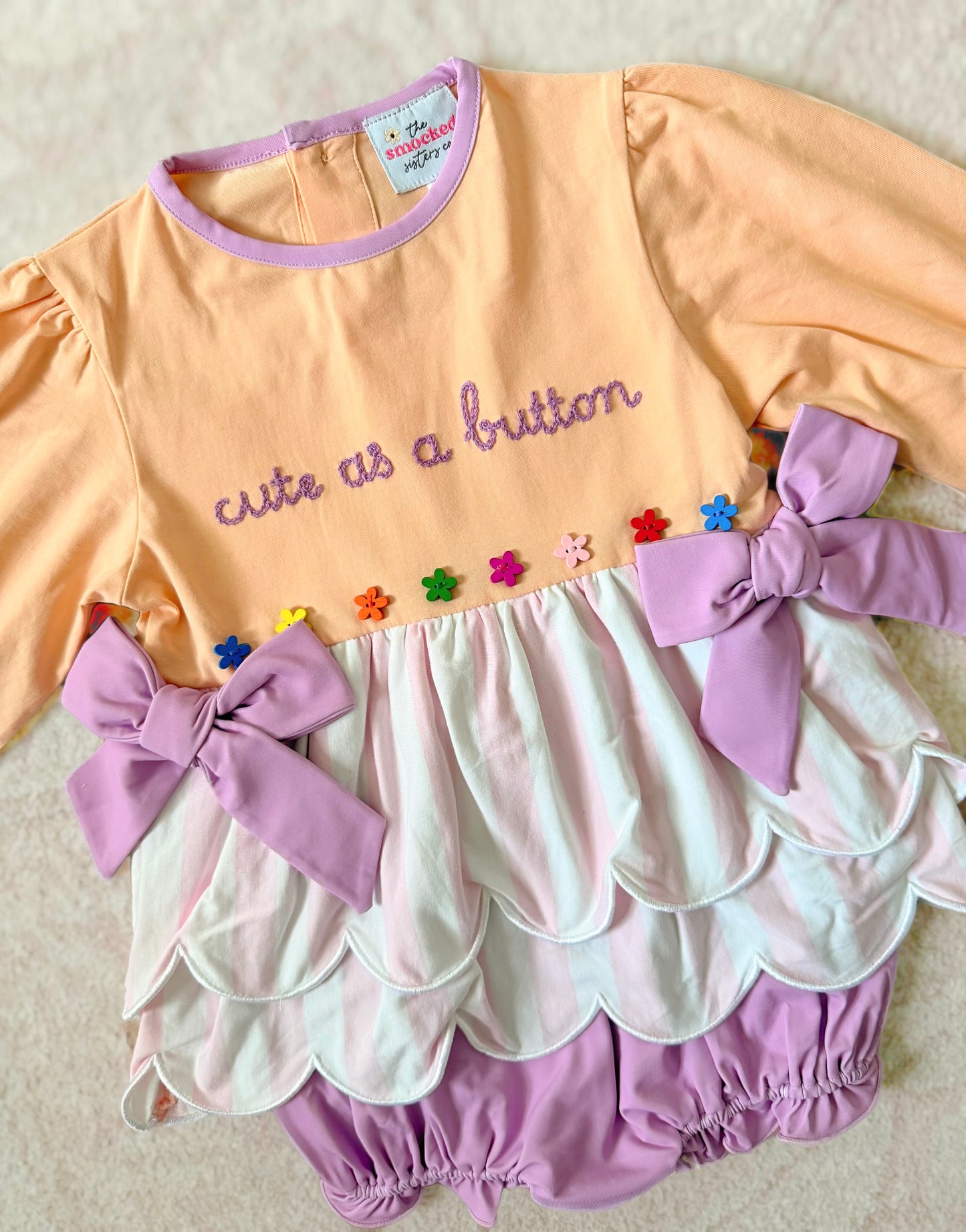 PREORDER: Cute As A Button Skirted Bubble (November TAT)
