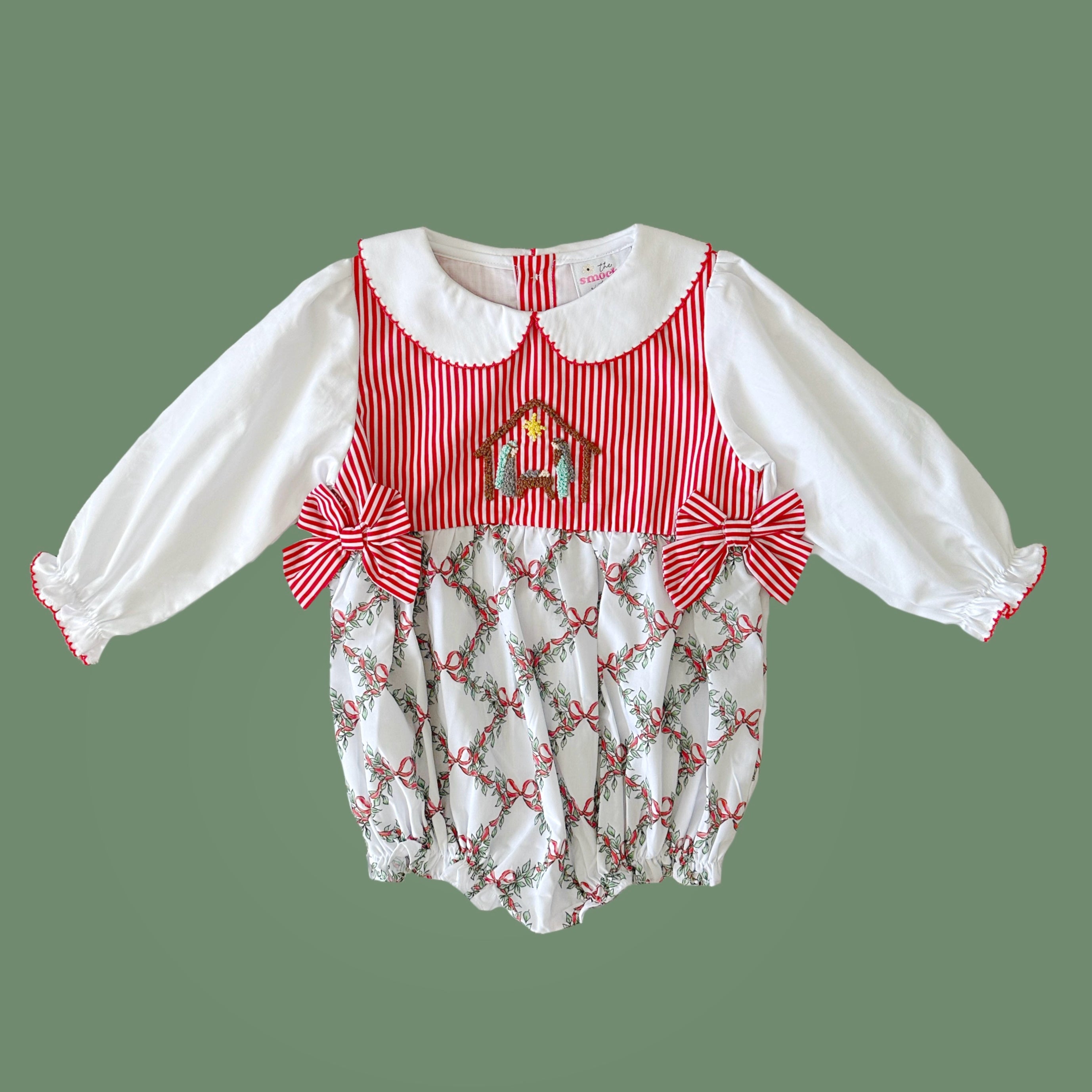 Noel Nativity Bubble – The Smocked Sisters Co