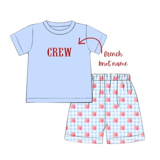 PREORDER: Crews Apples Back to School Boy Set (June TAT)