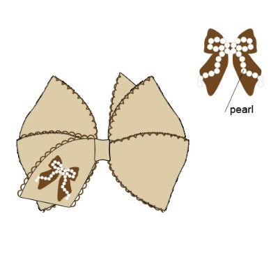 Fall French Knot Bow