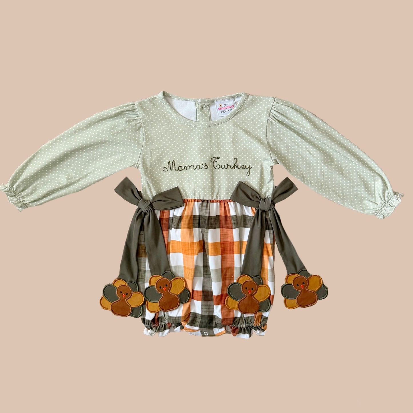 Fall Plaid Mama’s Turkey Bubble