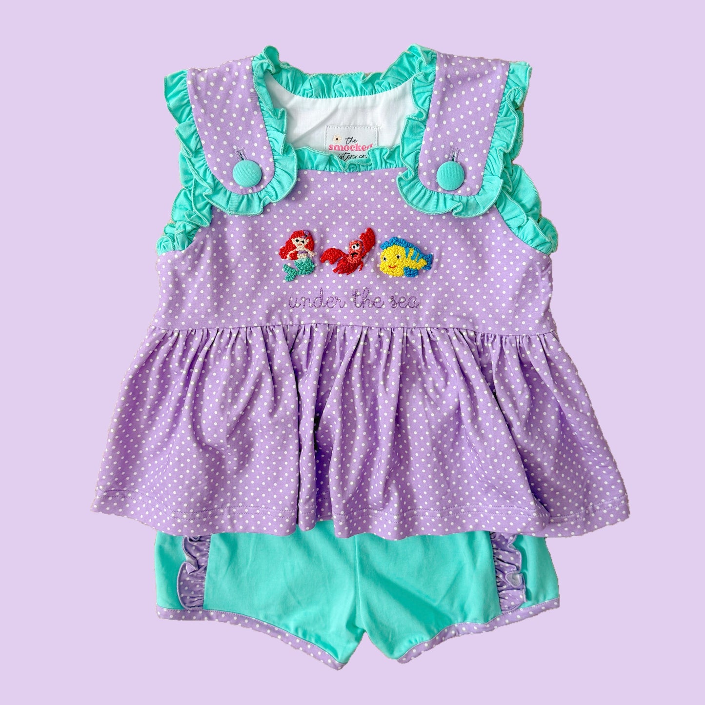 Under The Sea Shorts Set