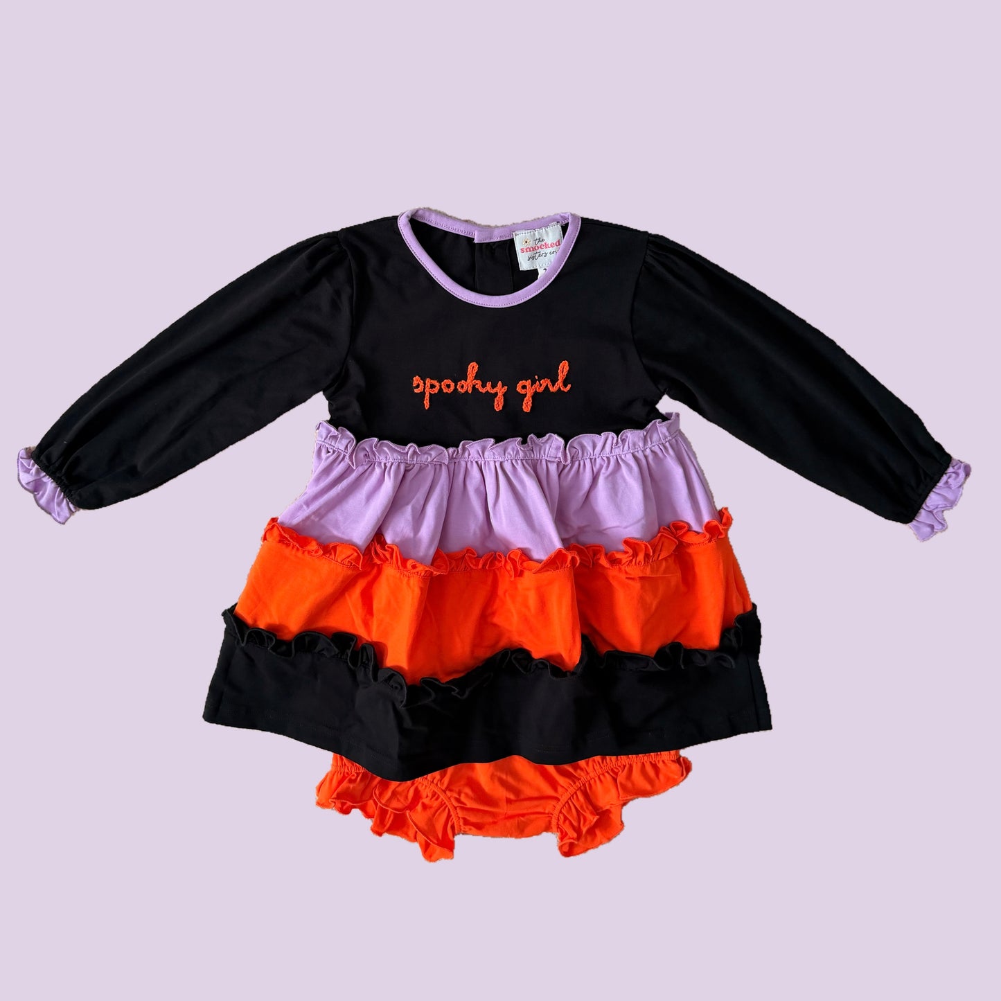 Spooky Girl Diaper Set
