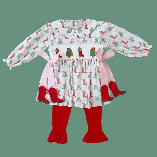 Cowgirl Christmas Pant Set