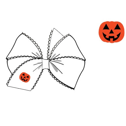 Jack-o-Lantern Bow