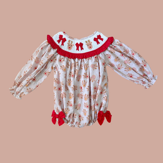 Reindeer & Bow Bubble