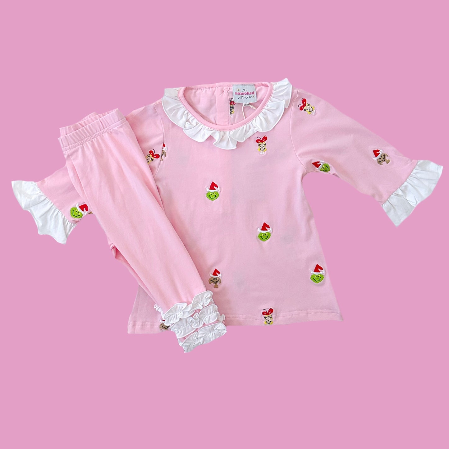 Embroidered Lou Who Legging Set