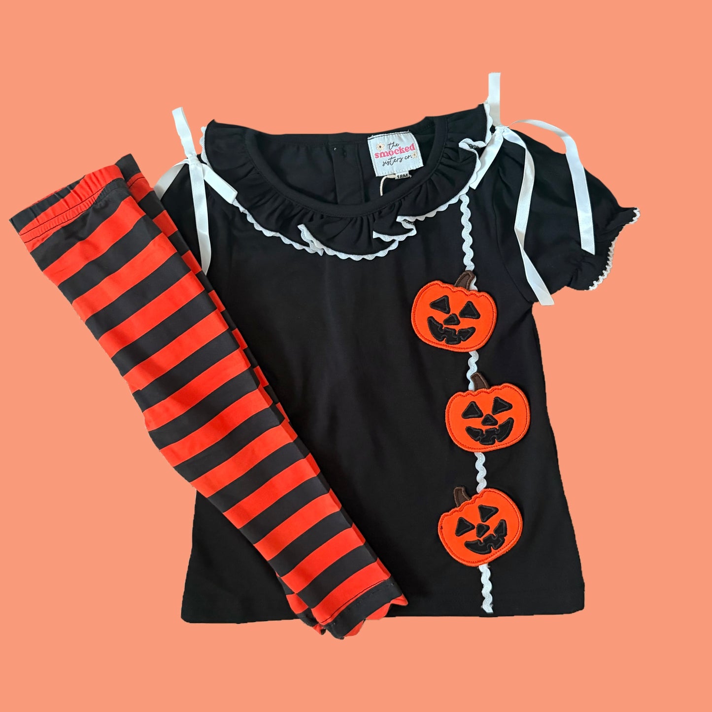Appliqué Spooky Sweethearts Legging Set