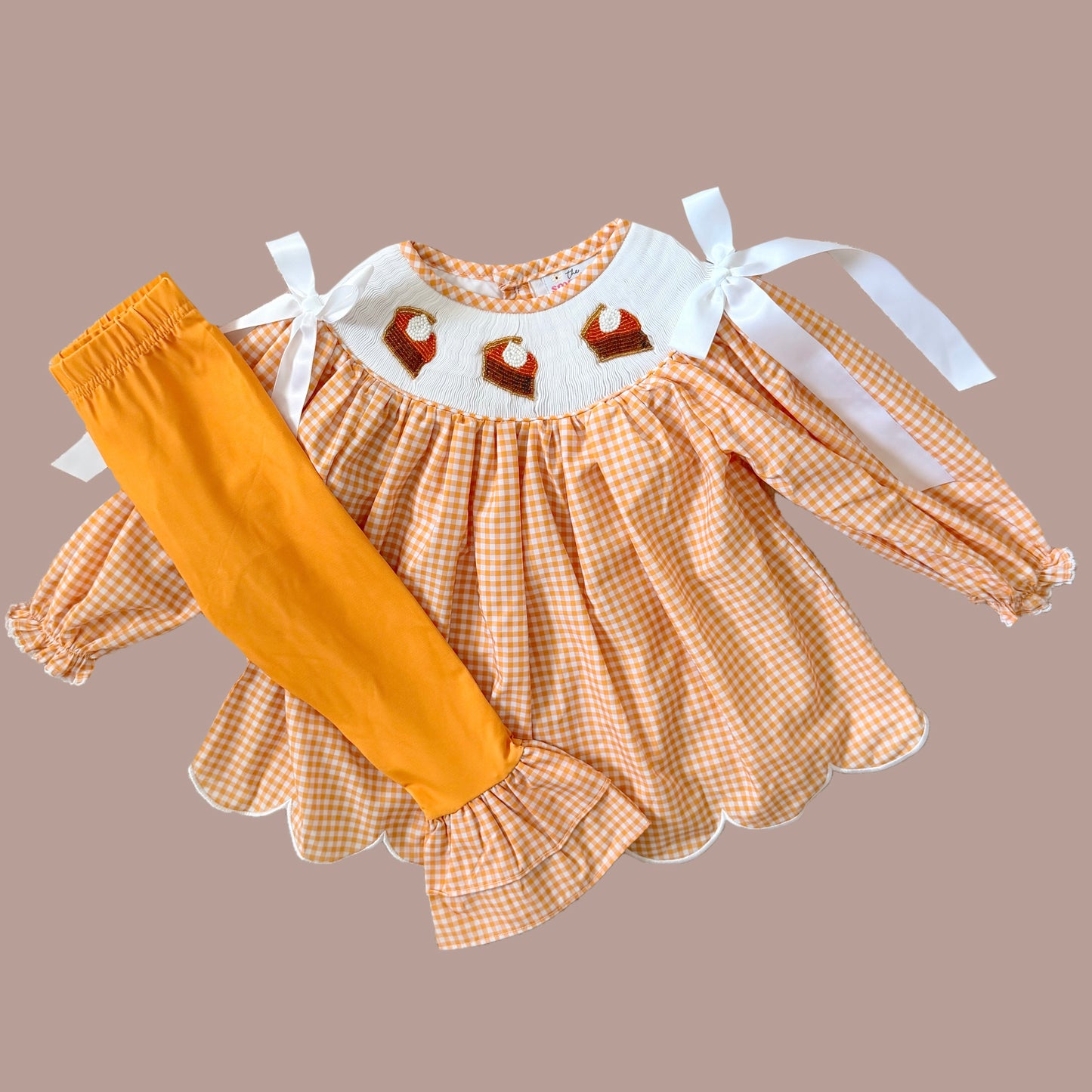 Beaded Pies Pants Set