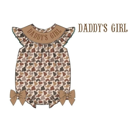 PREORDER: Camo Daddy's Girl Bubble (May TAT)
