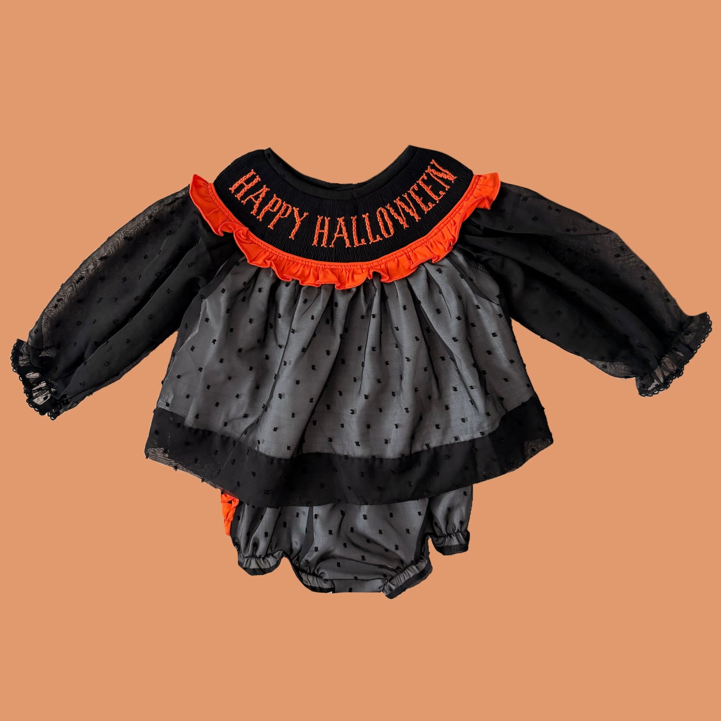 Chiffon Happy Halloween Diaper Set