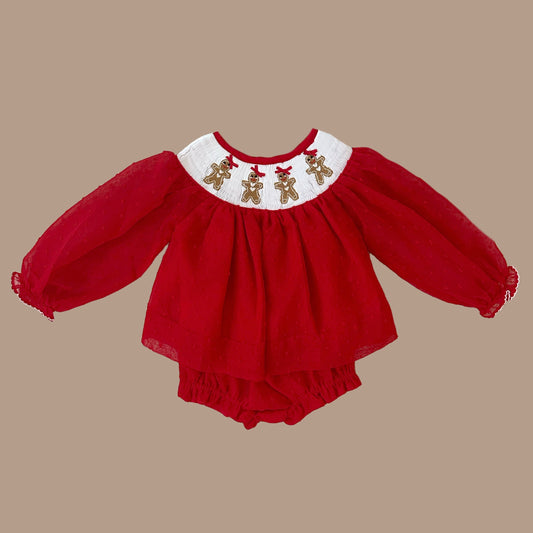 Gingerbread Diaper Set