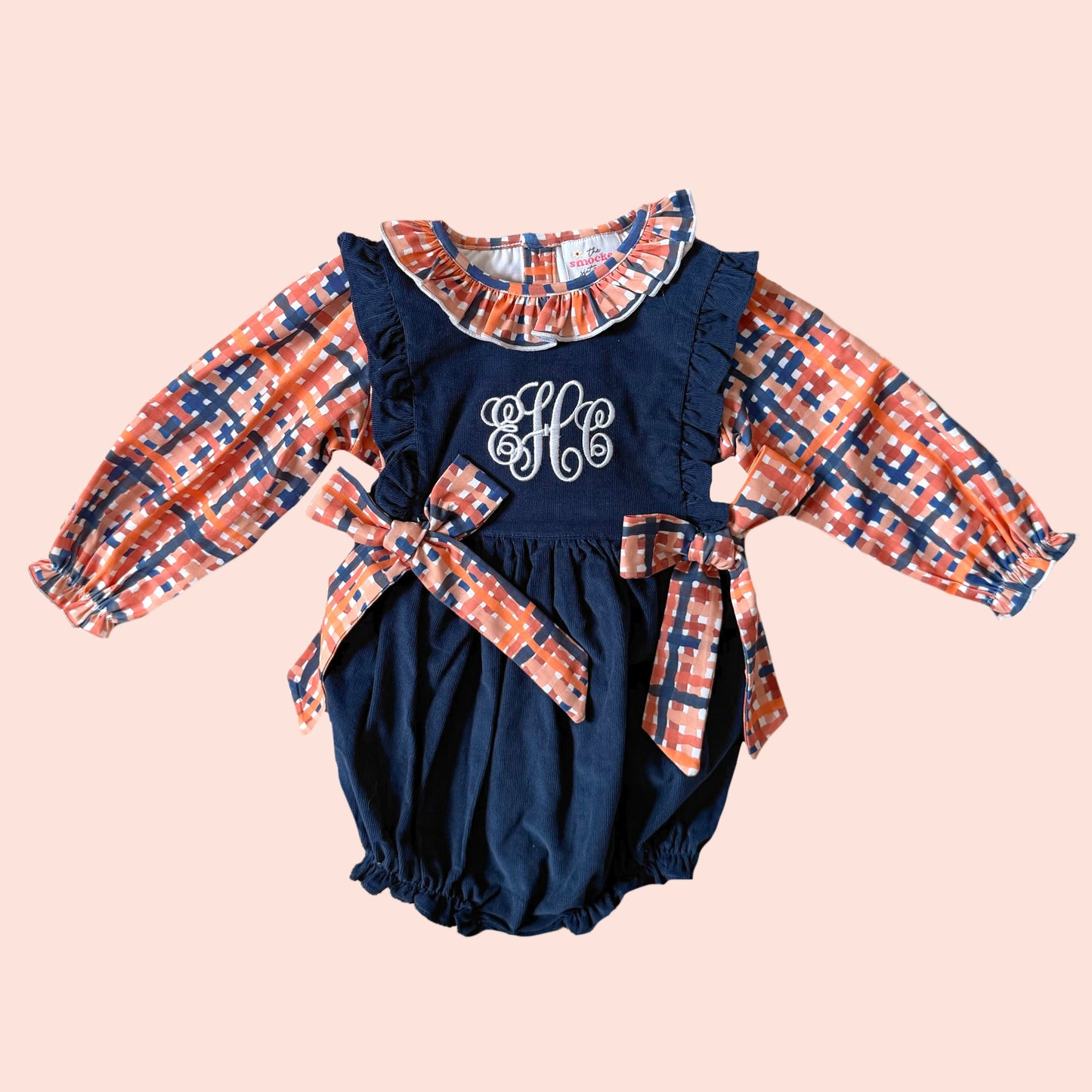 Corduroy Fall Gingham Set