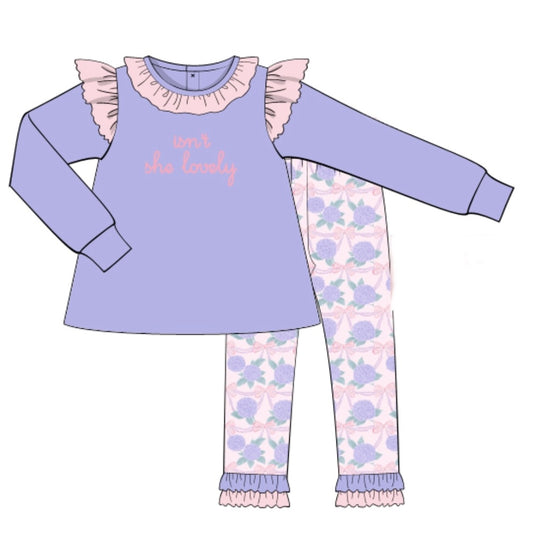 CUSTOM PREORDER: Isn’t She Lovely Legging Set (Late August TAT)