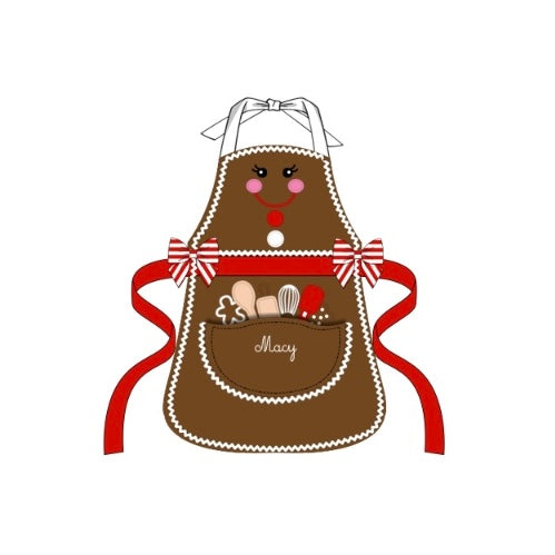 PREORDER: Gingerbread Apron- CHILD (October TAT)