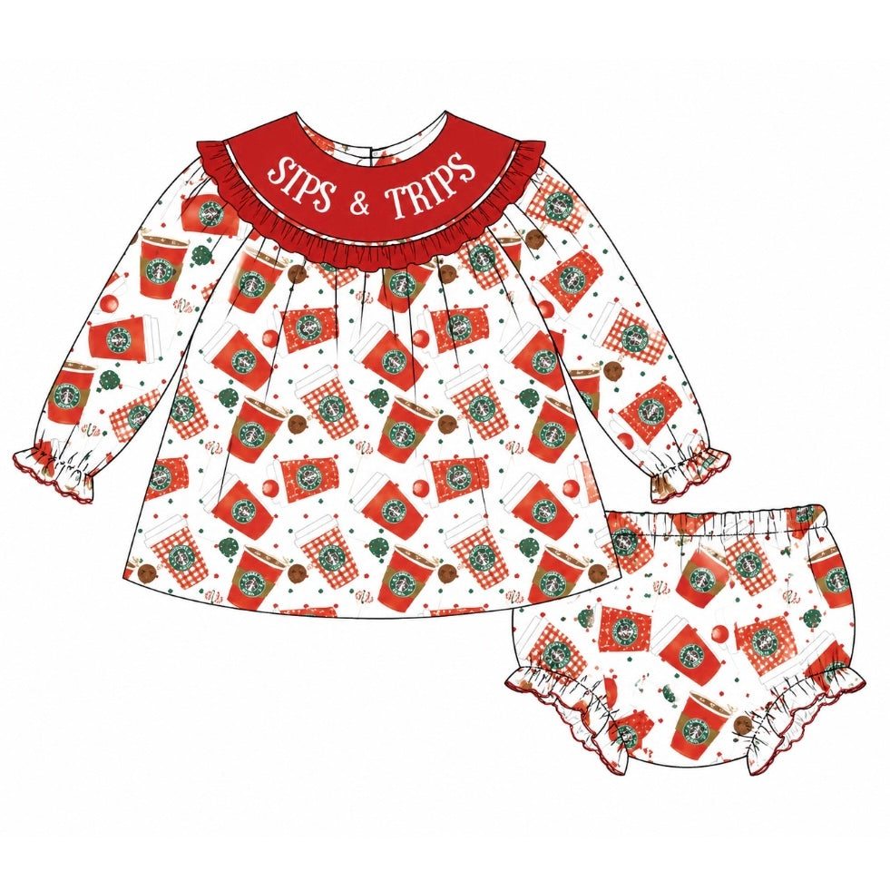 PREORDER: Sips & Trips Diaper Set (October TAT)