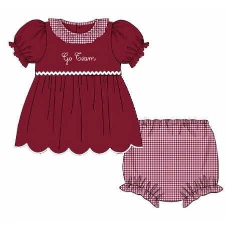 CUSTOM PREORDER: Chainstitch Custom Go Team Diaper Set (July TAT)