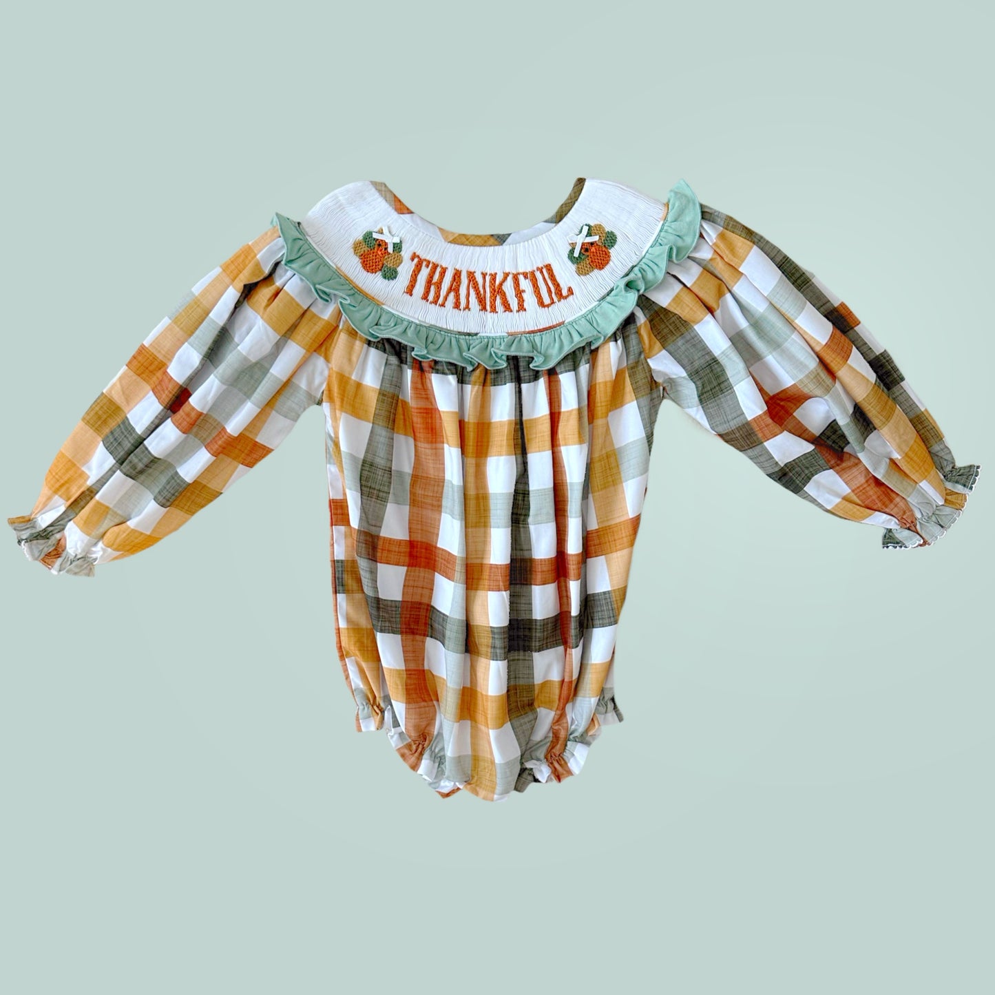 Thankful Plaid Bubble