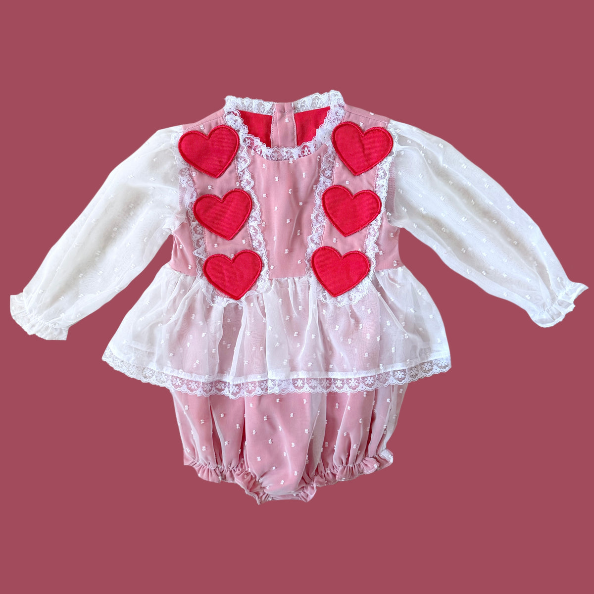 PREORDER: Vintage Chiffon Hearts Bubble (December TAT)