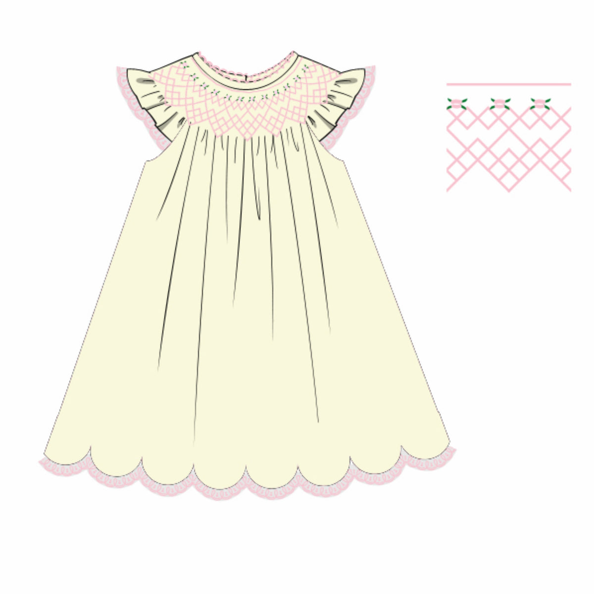 PREORDER: Primrose Heirloom Dress (February TAT)