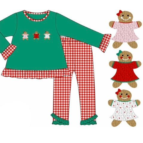 PREORDER: Girly Gingerbread Leggings Set (November TAT)