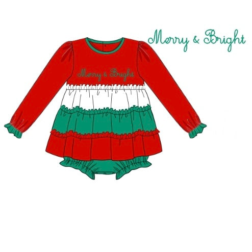 PREORDER: Merry & Bright Skirted Bubble (November TAT)